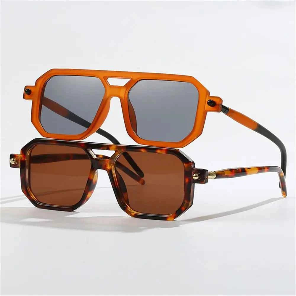 Stylish Grid Pattern Sunglasses