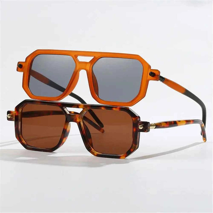 Stylish Grid Pattern Sunglasses