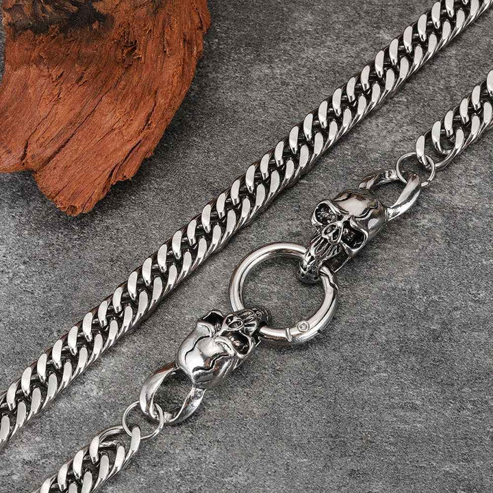 Stylish Cuban Link Chain with Boneclasp Design