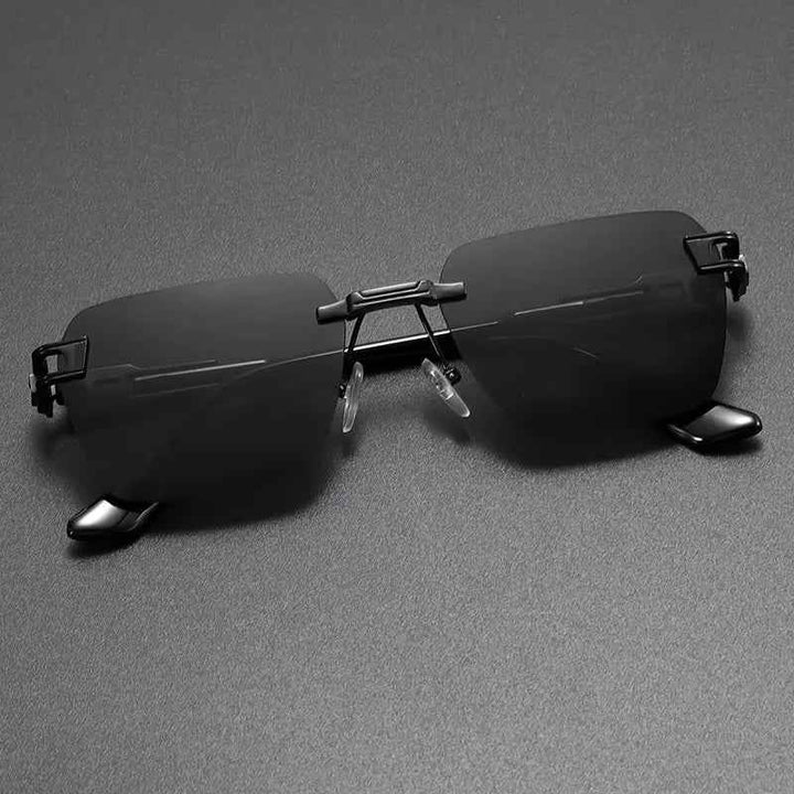 Prism Clubmaster Style Sunglasses Black