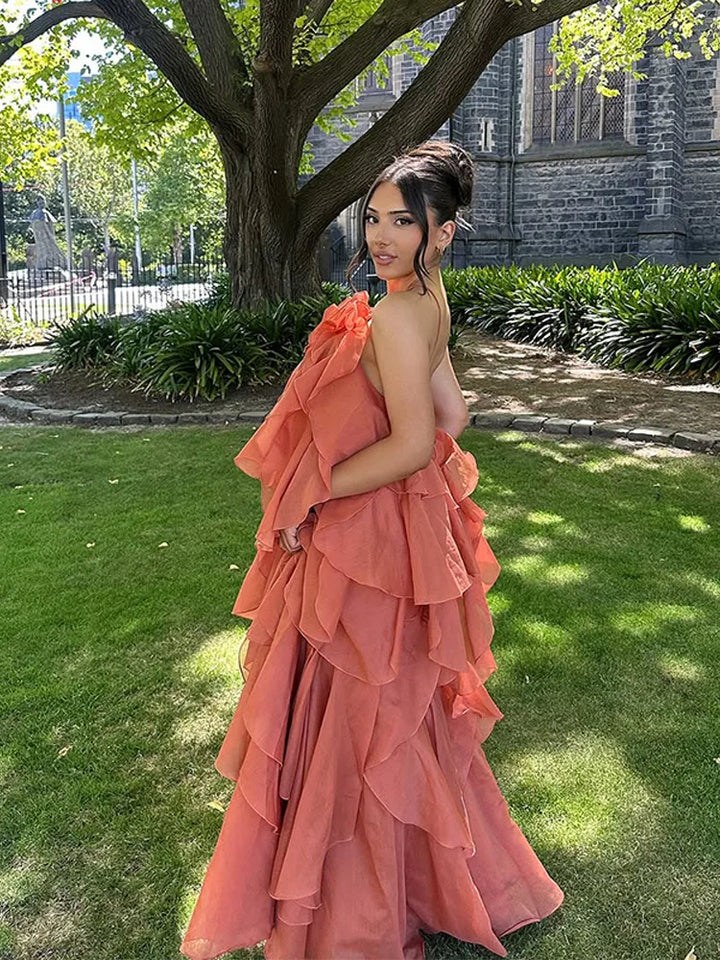 Cataleya | Women's Layered Ruffle Maxi Dress
