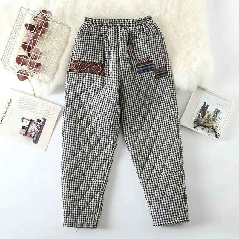 Women's Ultra-Warm Cotton Winter Pants for Cold Weather