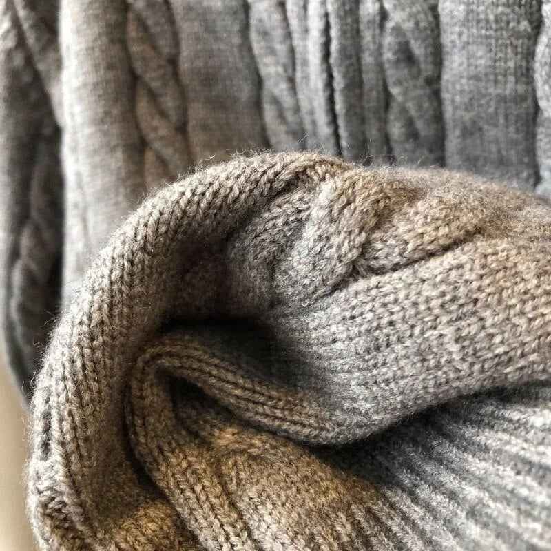 Women's Cotton Zipper Sweater