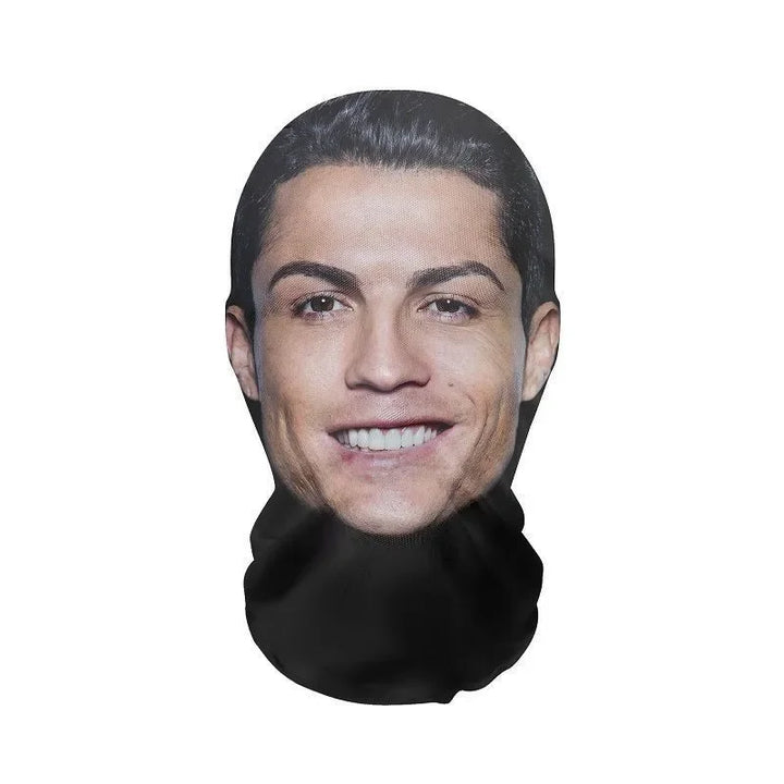 Halloween's 3D Realistic Face Masks for Cosplay and Street Style NoA7