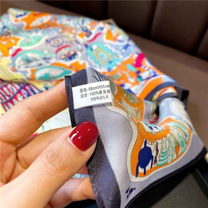 Women's Hand-Painted Silk Scarf