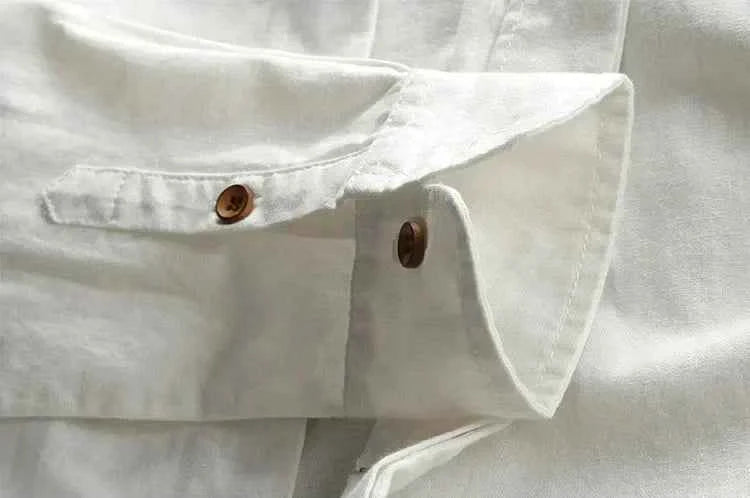 Men's Cotton-Linen Casual Shirt