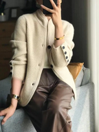 Women's Winter Button Front Cardigan