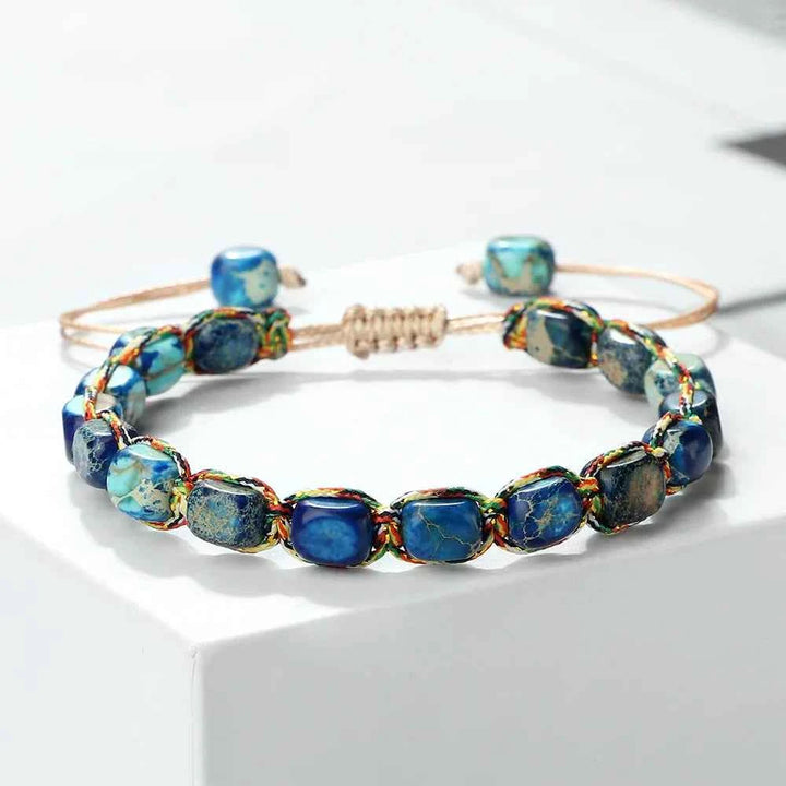Braided Stone Bracelet - Stylish and Unique Accessory Tidal