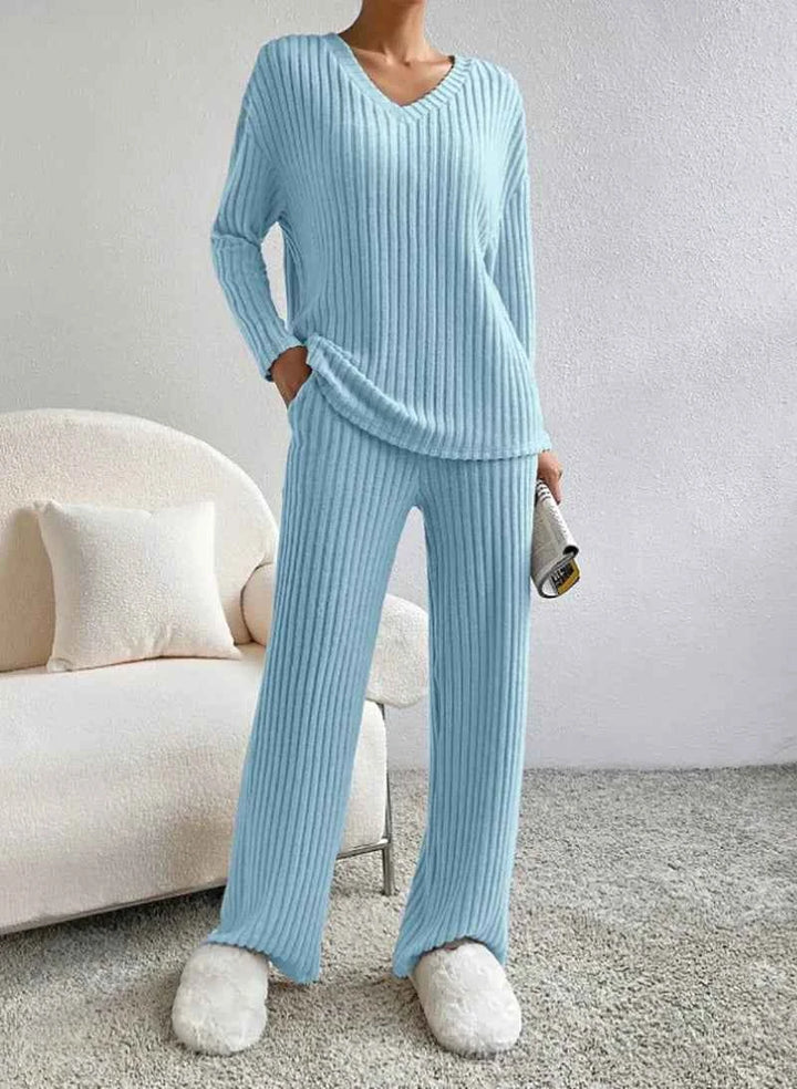 Women's Cozy Loungewear Set for Ultimate Comfort Blue