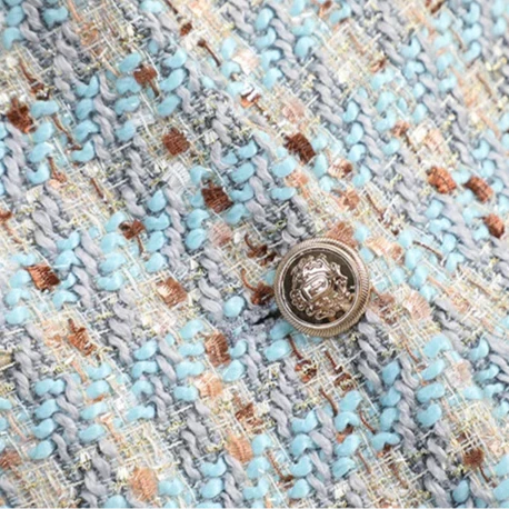 Women's Tweed Pearl Single Button Blazer