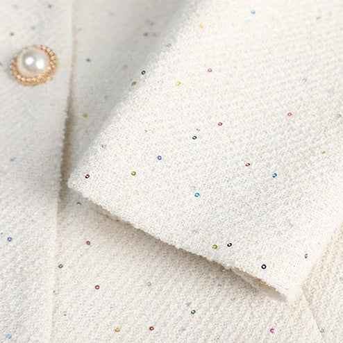 Women's Pearl Button Blazer