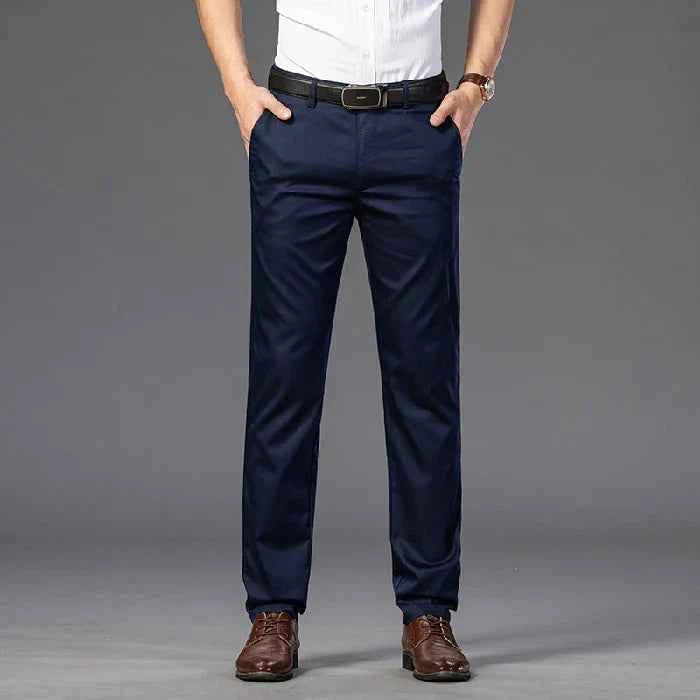 Men's Stretch Chino Pants Deep Blue