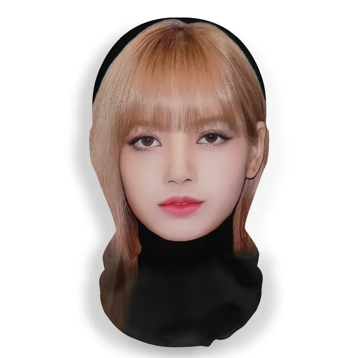 Halloween's 3D Realistic Face Masks for Cosplay and Street Style NoB23