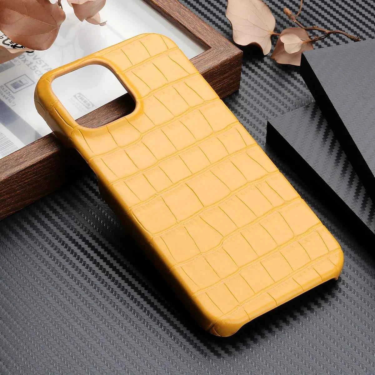 Premium Crocodile Texture Phone Case
