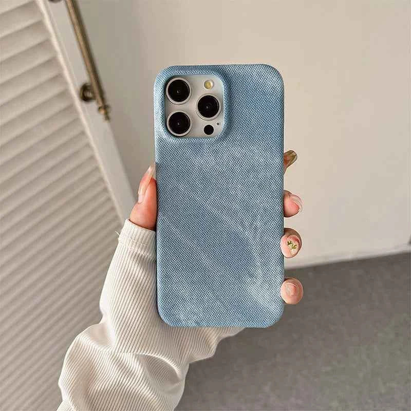 Retro Denim Phone Cover Light blue