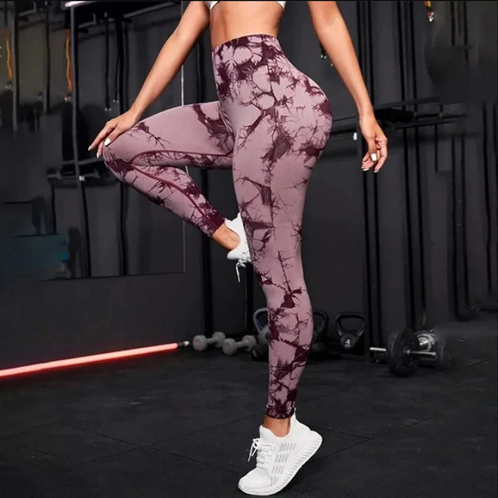 Women's High Waist Seamless Yoga Leggings, Push Up Sports Tights