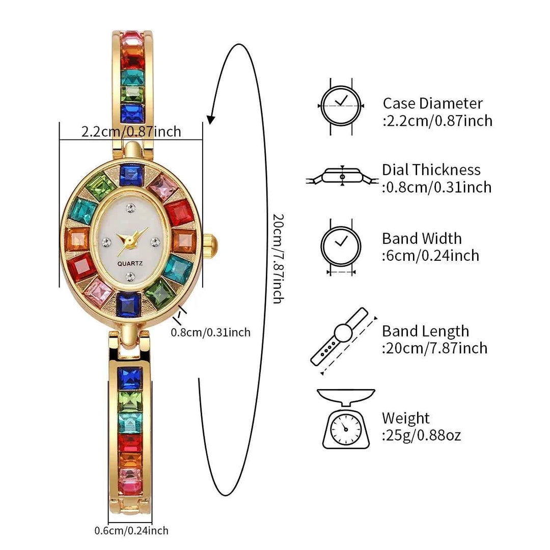 Elegant Gemstone Watch