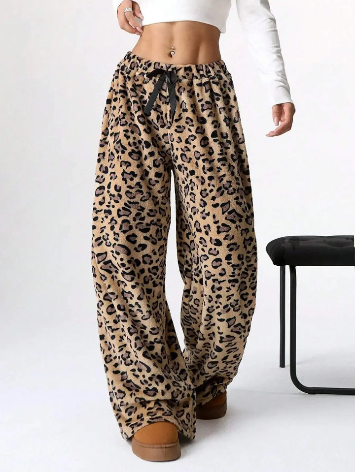 Women's Leopard Print Lounge Sweatpants