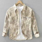 Men's Coastal Button-Up Shirt Sand