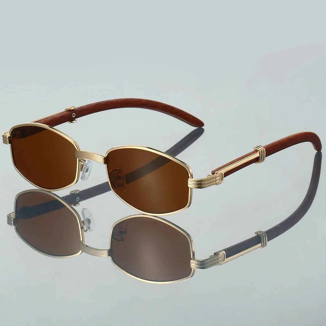 Stylish Belmont-Inspired Sunglasses for Ultimate UV Protection Brown