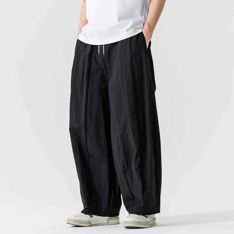 Men's Nimbus Parachute Pants - Stylish and Comfortable Black