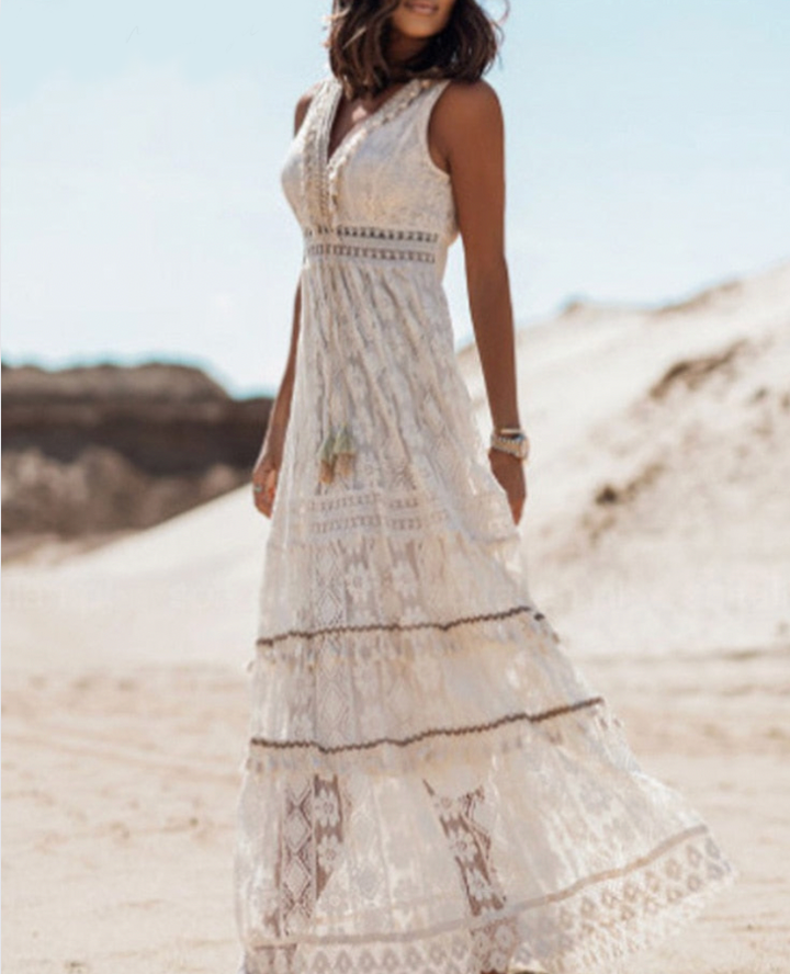 Elize | Women's Elegant Boho Maxi Dress