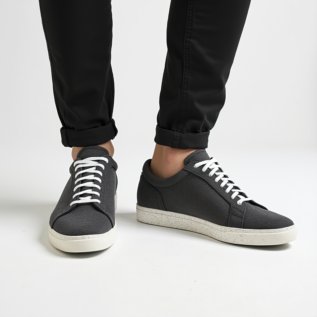 Scott | Men's Lace-Up Casual Sneakers Gray