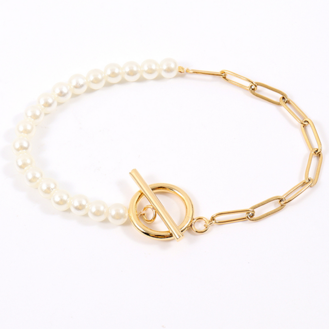 Sophia | Women's Pearl Jewelry Set - Timeless Bracelet & Necklace