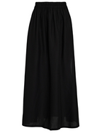 Women's High Waist Maxi Skirt – Elegant Airy Fit with Side Slit