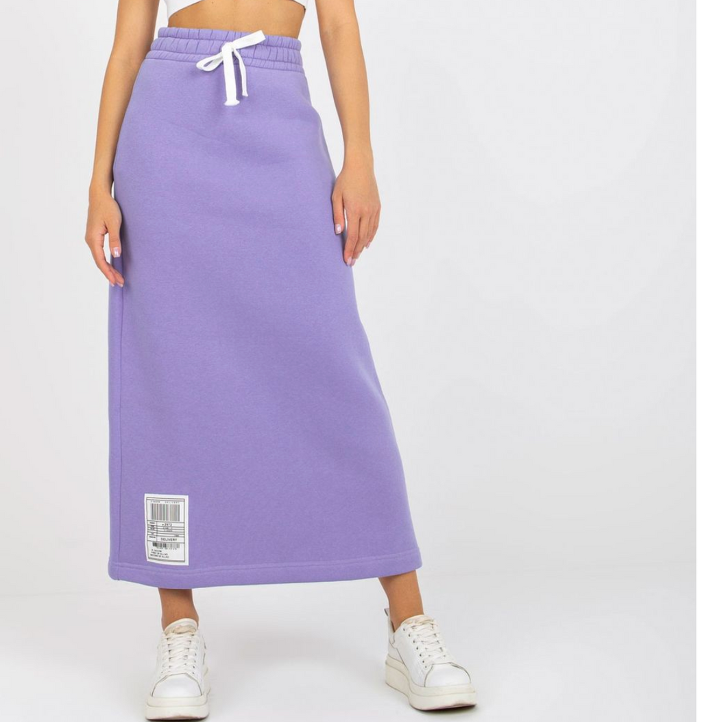 Women's Lavender Sweat Skirt