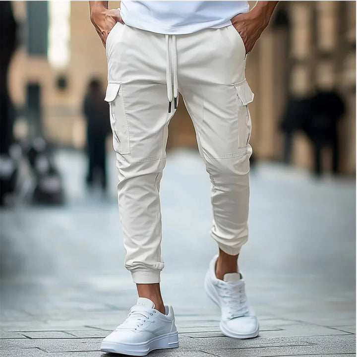 Men's Cargo Pants for Casual and Outdoor Wear Beige