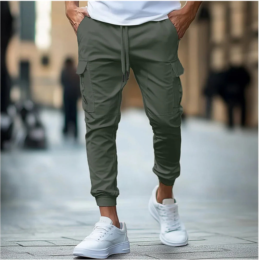 Men's Cargo Pants for Casual and Outdoor Wear Green