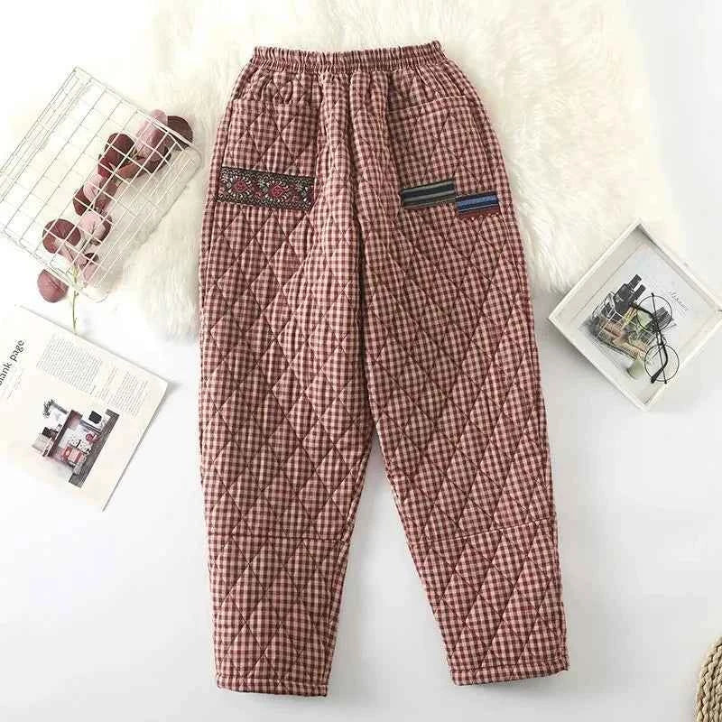 Women's Ultra-Warm Cotton Winter Pants for Cold Weather