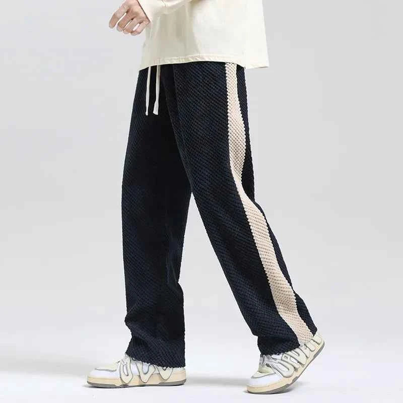 Men's Essential Pants - Versatile and Comfortable Trousers Black