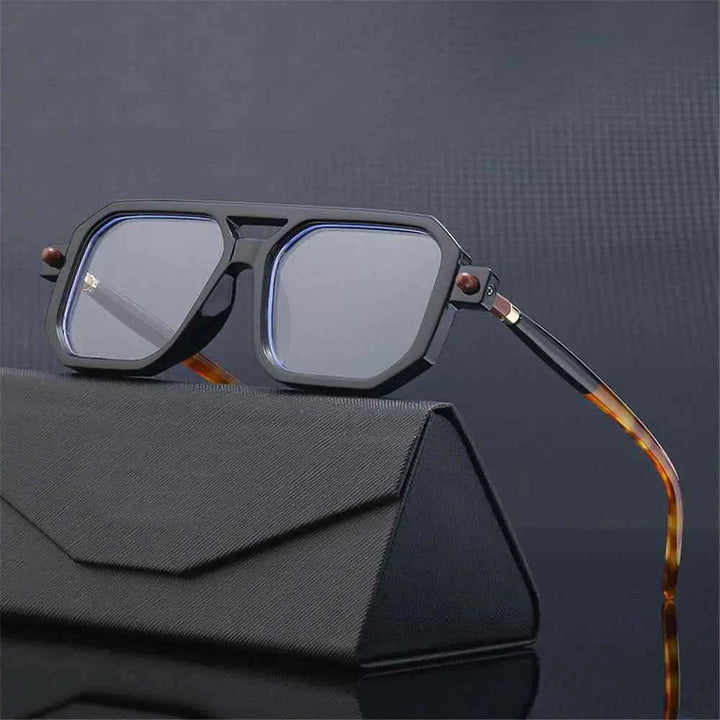 Stylish Grid Pattern Sunglasses