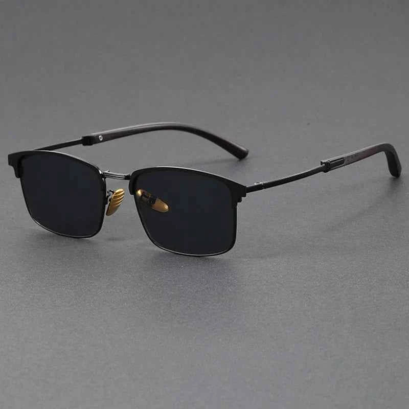 Cedar Clubmaster Sunglasses Black