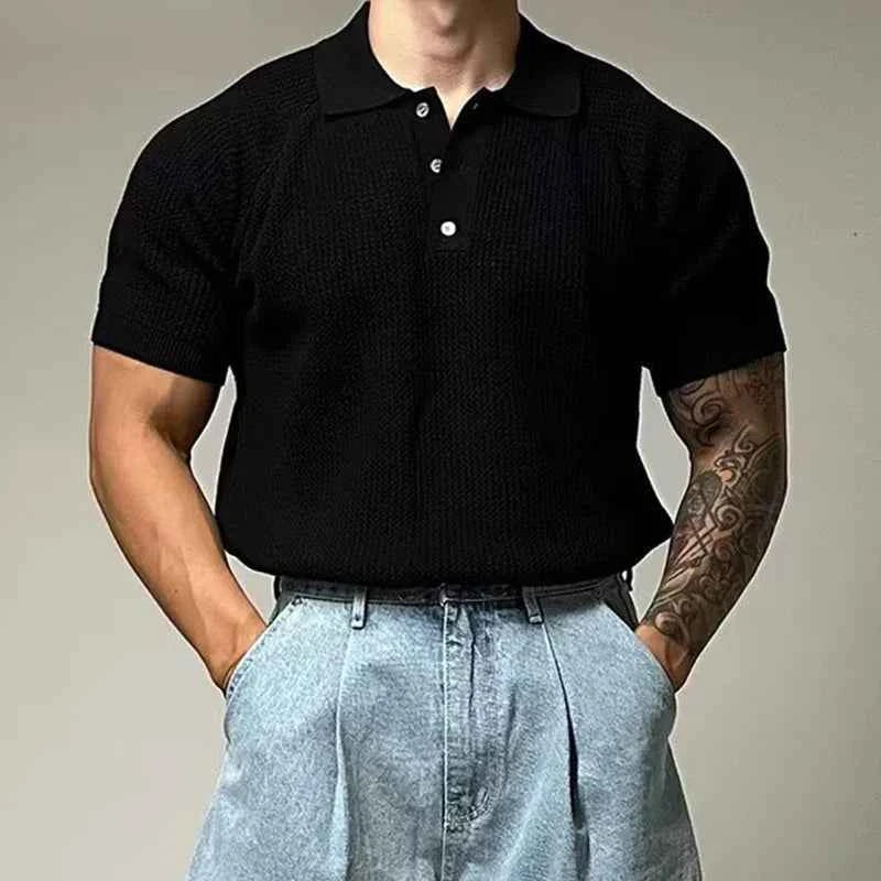 Men's Fitted Napoli Shirt Black