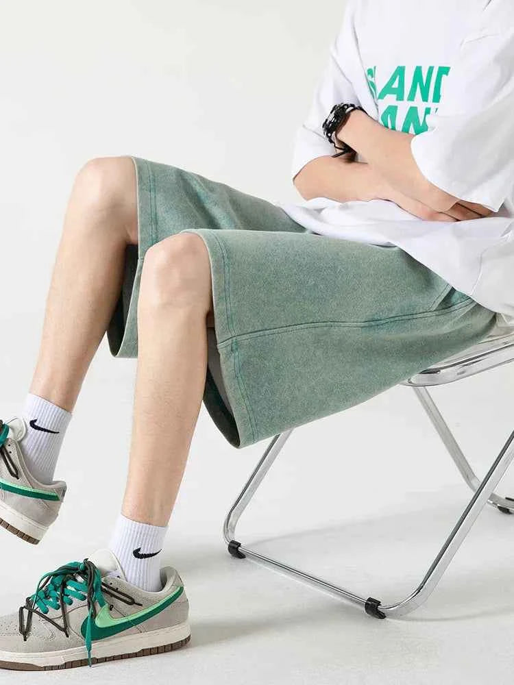 Men's Relaxed Fit Shorts – Breathable Fabric & Drawstring Waistband