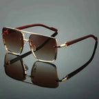 Stylish Wooden Sunglasses Tea Brown