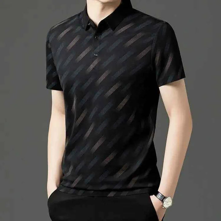 Men's Verona Polo Shirt - Stylish & Comfortable Black