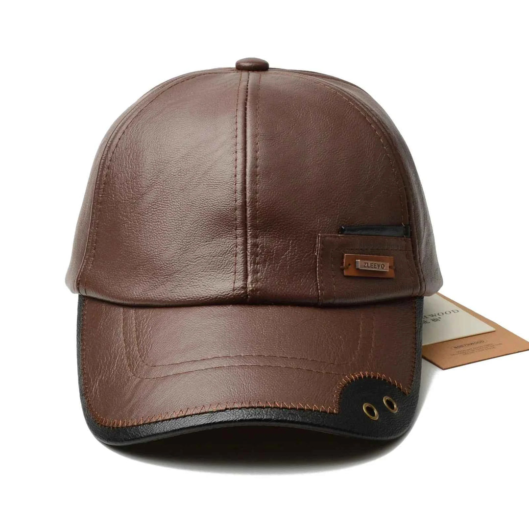 Premium Leather Cap