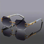 Stylish Leopard Print Frame Sunglasses Gray