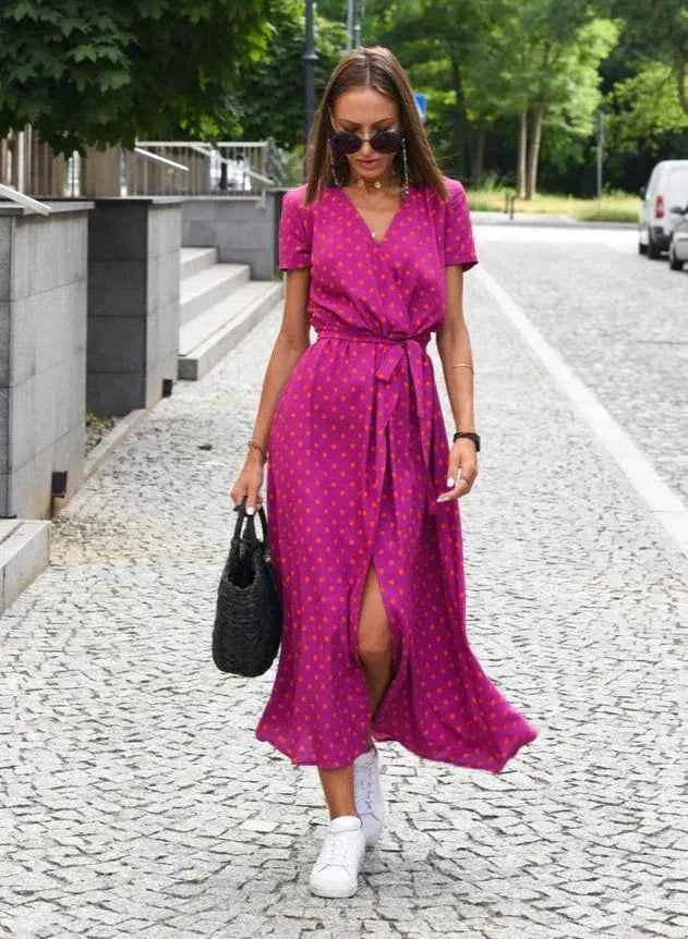 Charlotte | Elegant Dress for Every Occasion Red