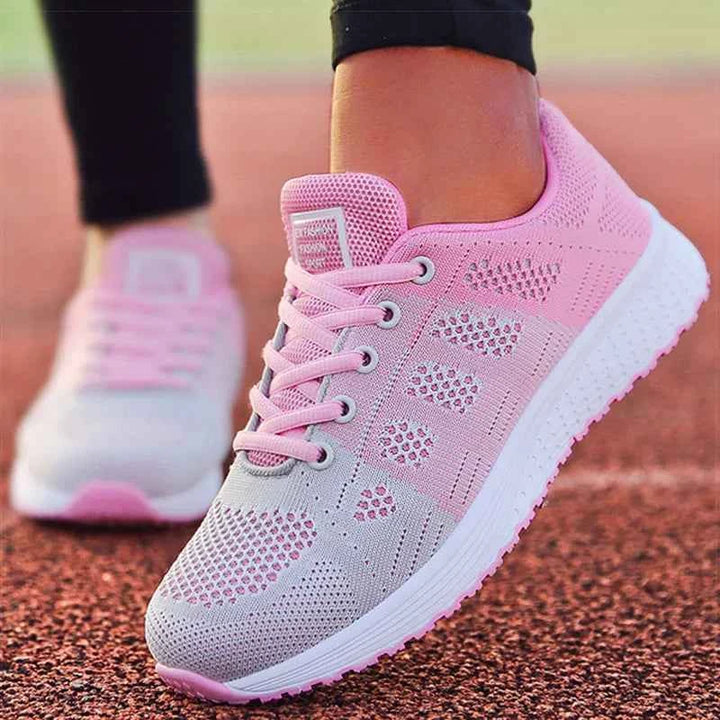 Women’s Mix-Color Gym Sneakers Pink