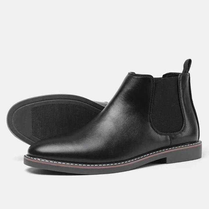 Men's Classic Chelsea Winter Ankle Boots Black