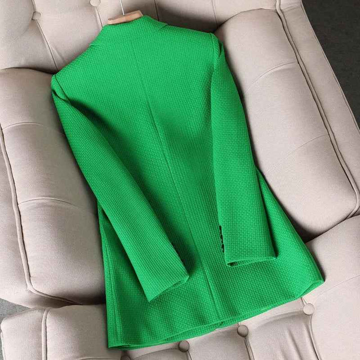 Women's Stylish Plaid Blazer