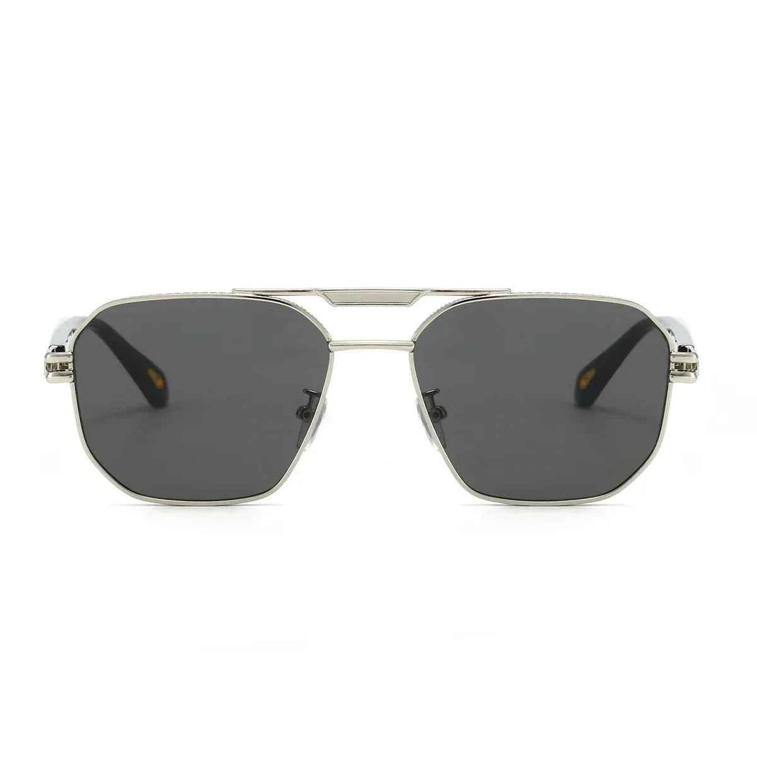 Stylish Signature Aviator Sunglasses