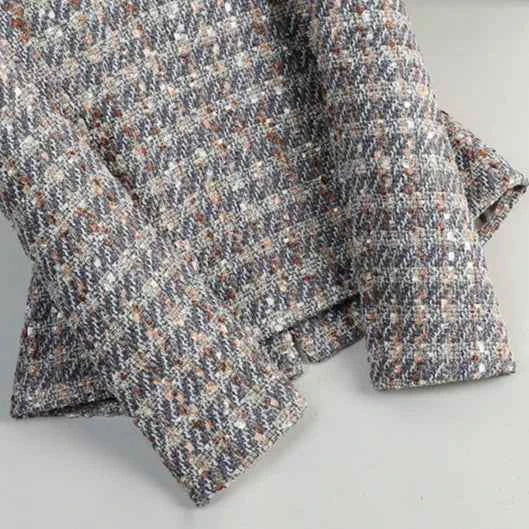 Women's Tweed Pearl Single Button Blazer