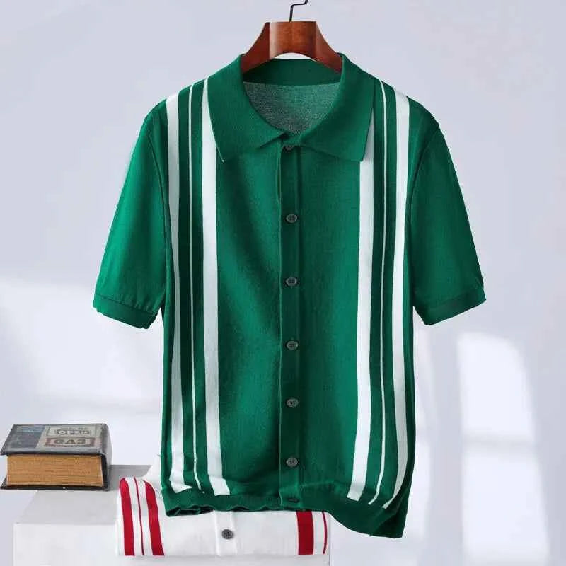 Men's Striped Polo Shirt - Haverford Style