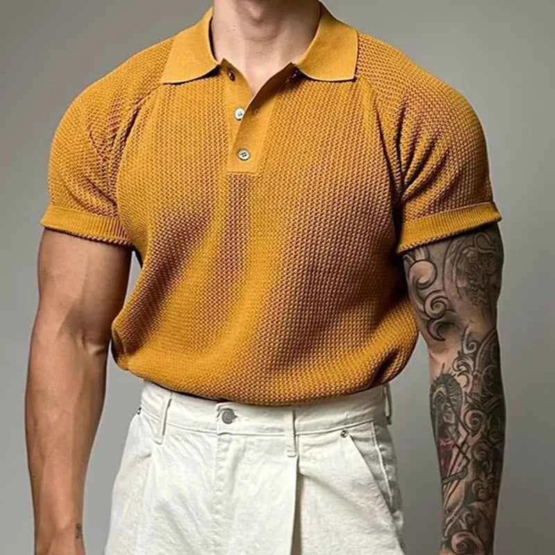 Men's Fitted Napoli Shirt Rust